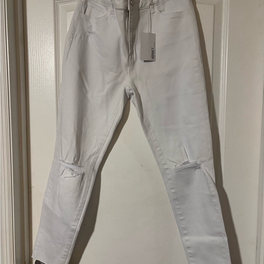 Elegant White Skinny Jeans
